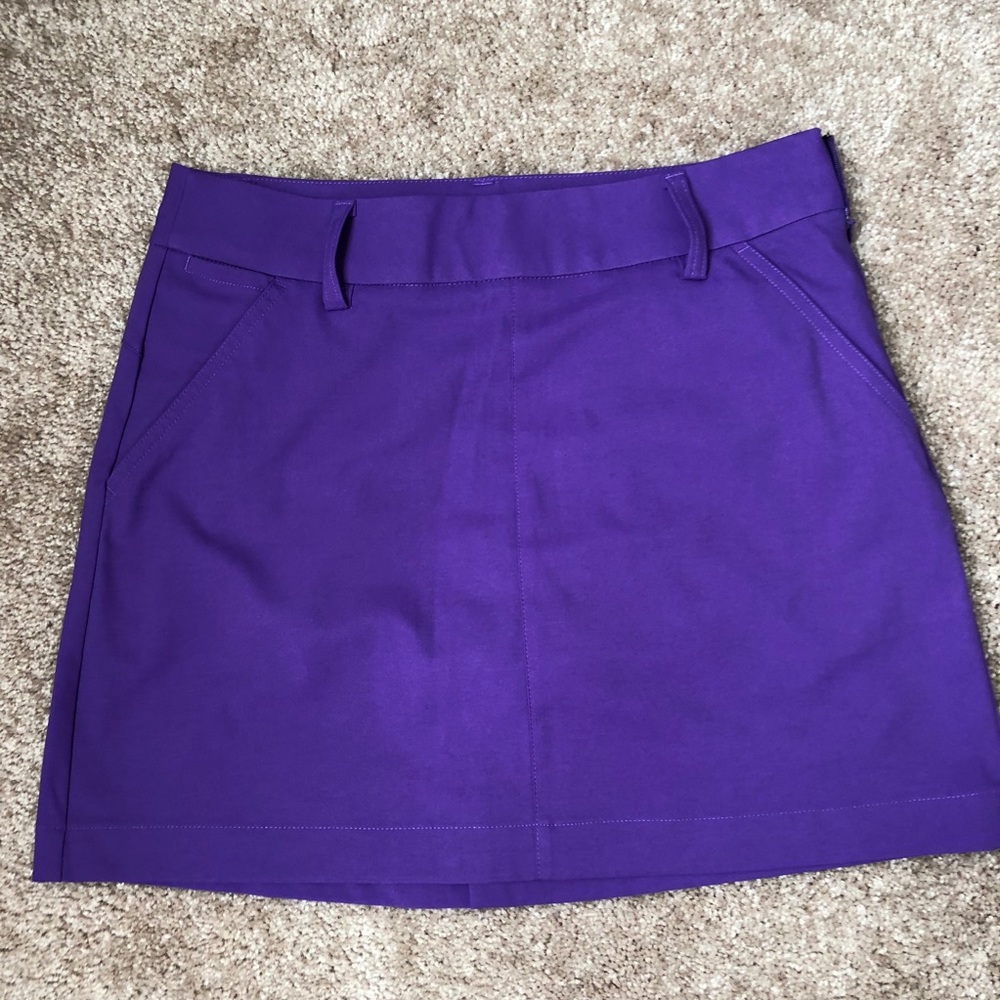 PUMA Pounce Golf Skort, Purple, Sz 2, EUC